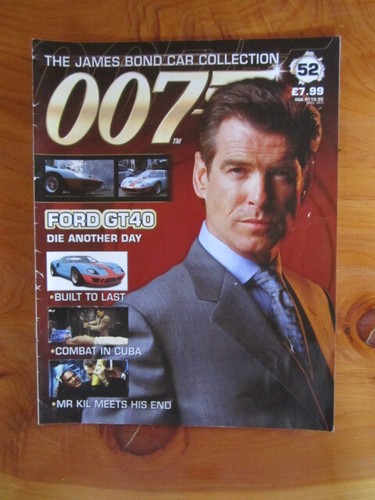 MAGAZINE 007 THE JAMES BOND CAR COLLECTION NO. 52 *** GREAT *** MUST SEE *