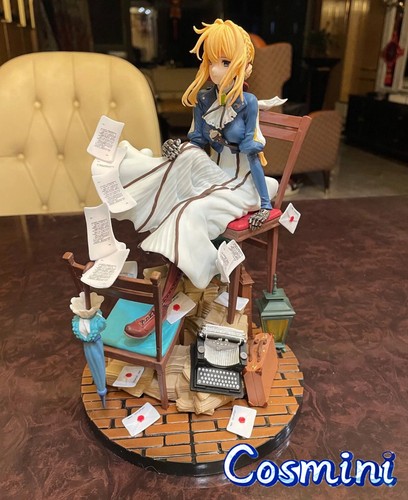 In Stock Violet Evergarden 25cm Figure Toy PVC Collection Model Anime Gift - Picture 3 of 12