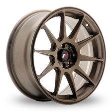 4X MG ZT 2001 to 2005 Alloy Wheels - 17" Japan Racing JR11 (7.25x17) Matt Bronze