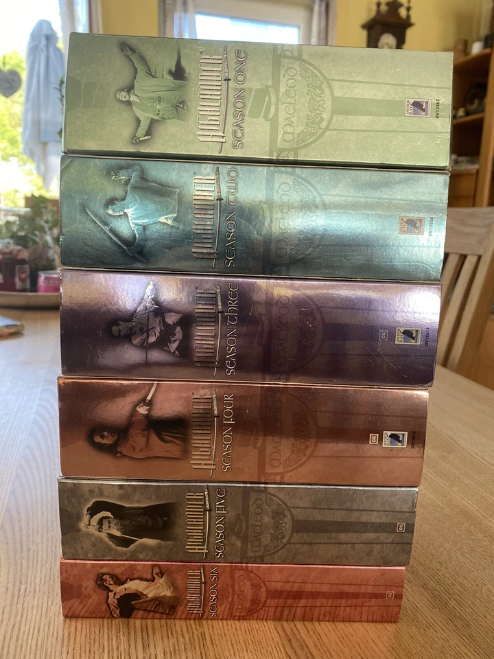 Highlander - Die komplette Serie ohne dt. Ton DVD Boxen RC 1 Staffel 1-6 - Bild 2 von 2