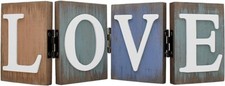 Wooden Home Sign Rustic Decorative Letters Freestanding Letter Centerpiece