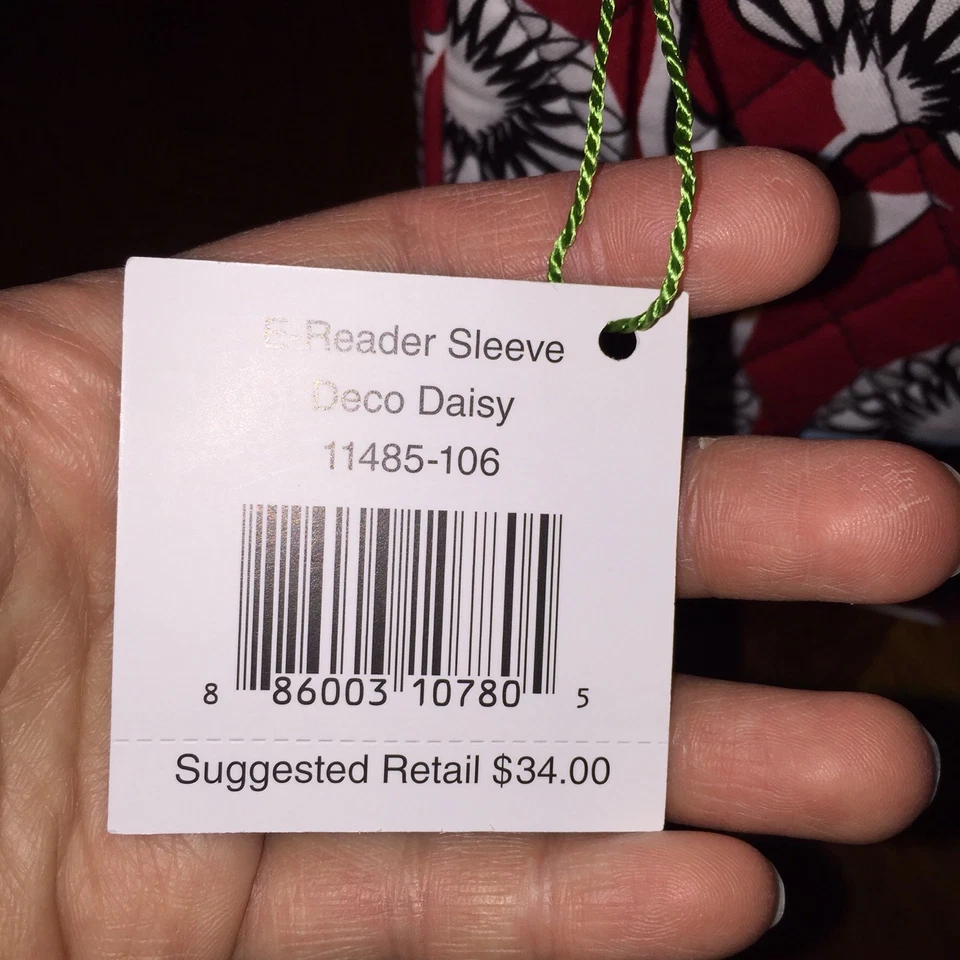 NWT Vera Bradley E-Reader Sleeve in Deco Daisy - Image 3 of 3