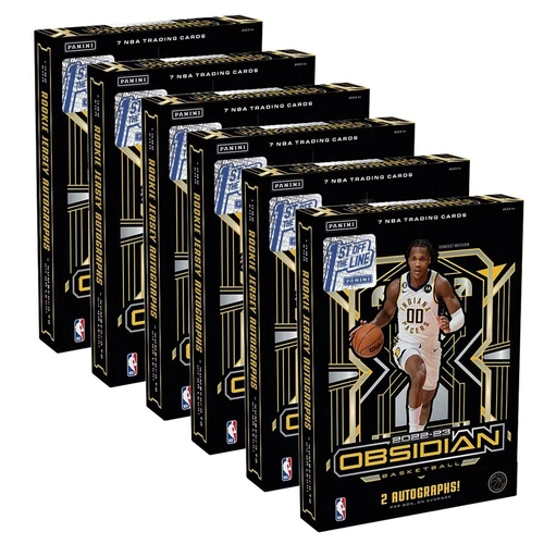 2022-23 Panini Obsidian Basketball FOTL 6 Box lot - First Off The Line !!