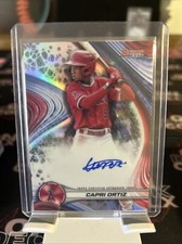 2024 Bowman’s Best Capri Ortiz Best Of 2024 Base Auto #B24-CO Angels Prospect