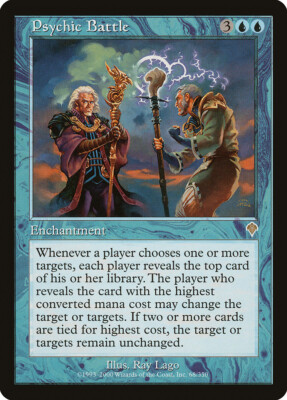 1 x Psychic Battle - Invasion - LP - Magic The Gathering - MTG - EOF