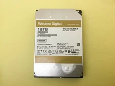 WD Gold 18TB 7200 RPM SATA 6Gb/s 512MB 3.5" Enterprise HDD WD181KRYZ
