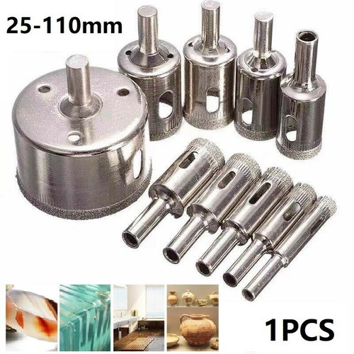 25mm-110mm Diamond Holesaw Set Holes 
