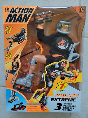 NEW HASBRO 2000 ACTION MAN EXTREME ROLLER BLADE A.T.A.K. ATTACK 12