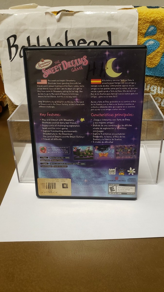 STRAWBERRY SHORTCAKE THE SWEET DREAMS GAME PS2 SONY