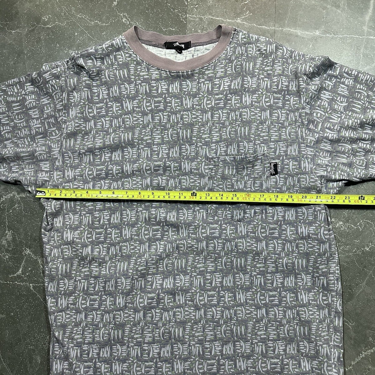 Vintage 80's Stussy Tom Tom AOP T-Shirt Size L Surf Skate Vintage 80's Stussy Tom Tom AOP T-Shirt Size L Surf Skate