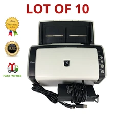 LOT OF 10 Fujitsu Fi-6130Z Duplex Pass-Through Document Color Scanner w/Bundle