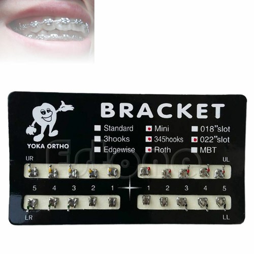 100 Pz/scatola Staffe In Ceramica Ortodontica ROTH MBT Edgewise - Foto 8