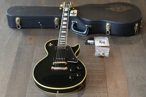 2000 Gibson 1954 Les Paul Custom Reissue Electric Guitar Black Ebony + OHSC