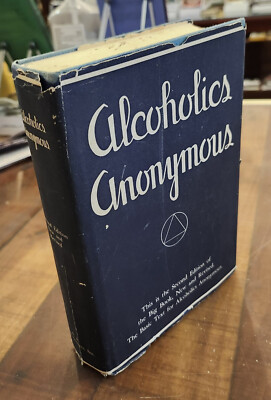 Alcoholics Anonymous 2nd Edition 8th Printing Big Book AA DJ 1966