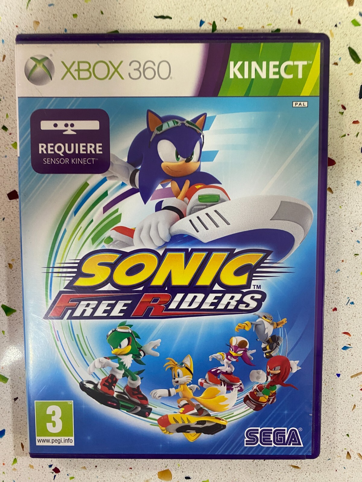 SONIC FREE RIDERS XBOX 360 PAL SEGA