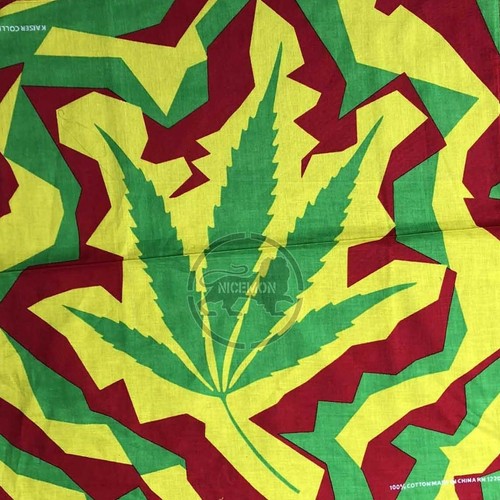 Tapisserie murale d'intérieur feuille de cannabis rasta