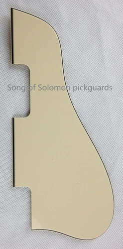 No screw hole For Gibson ES330 Jazz Archtop Guitar Pickguard, Vintage Yellow