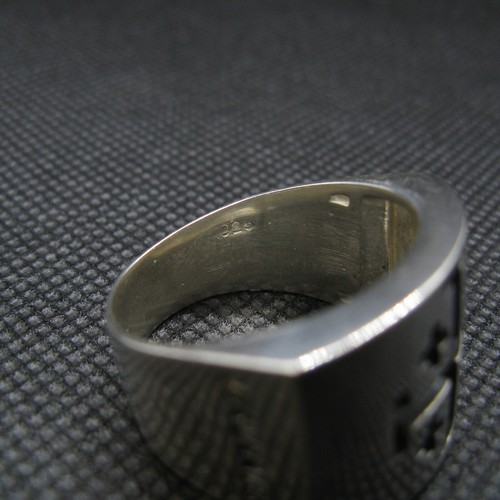 Genuine Sterling Silver Men's Ring Jerusalem Cross Solid Hallmarked 925 R001999 - Picture 12 of 12