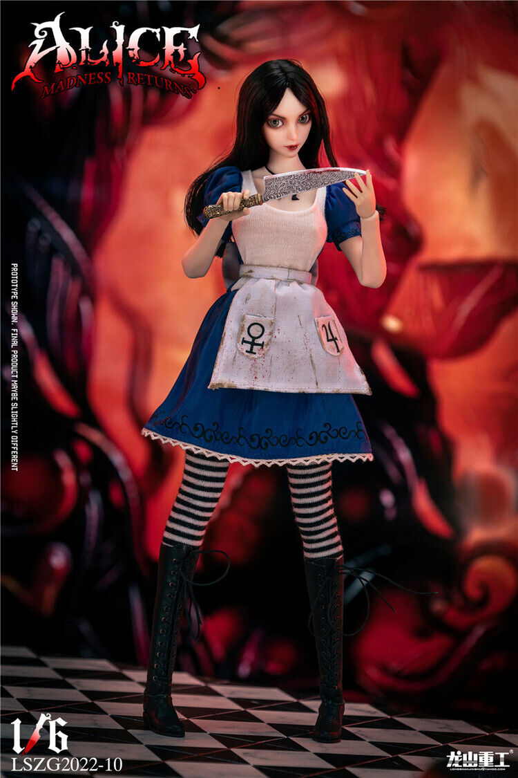 LONGSHANZHONGGONG TOYS 1/6 Alice Madness Returns Figure