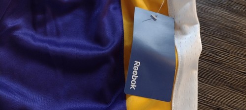 New Reebok Youth Boys Athletic Silk Shorts L (14/16) Purple / White / Yellow - Picture 5 of 7