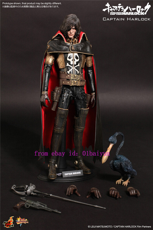 Hot Toys Mms222 1/6 Space Pirate Captain Harlock Captain Hot Toys Mms222 1/6 Space Pirate Captain Harlock Captain