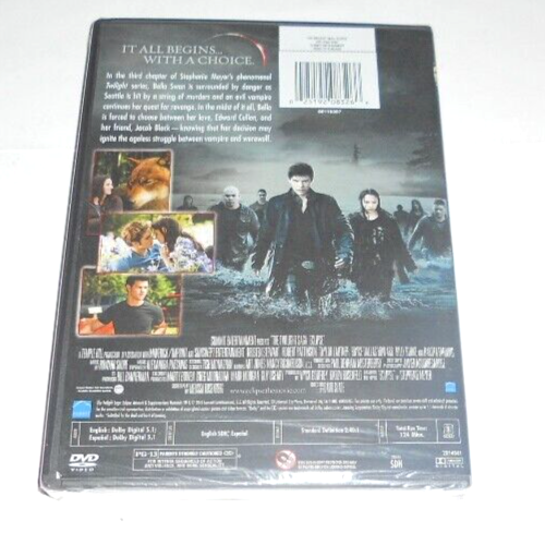 The Twilight Saga: Eclipse (DVD, 2010) Sealed Single Disc Edition - Bild 2 von 4