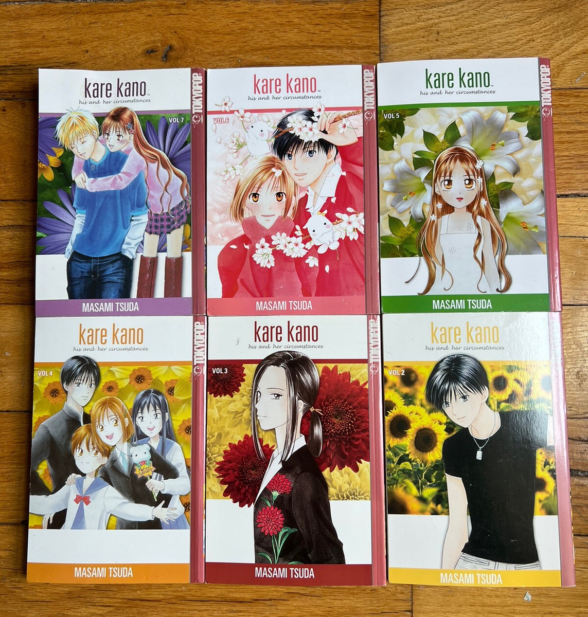 Kare Kano His & Her Circumstances Manga Lot Volumes 2-7
