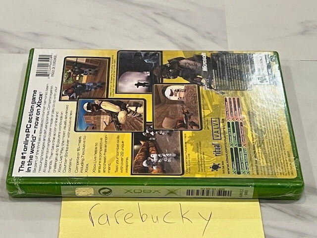 Counter-Strike (Xbox) NEW SEALED FIRST PRINT W/UPC + XBOX LIVE STICKER EXCELLENT - Image 2 of 4