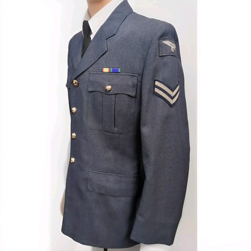 41" Chest 36"Waist RAF No1 Dress Uniform Jacket & Trousers Cpl goodwood - Foto 7 di 13