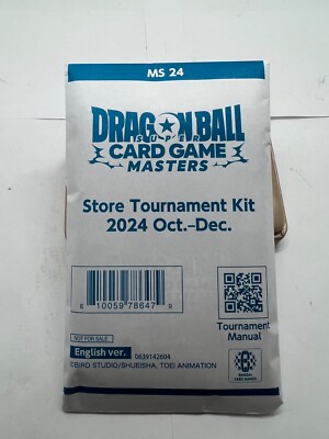 Dragon Ball Super Card Game Masters Store Tournament Kit 2024 Oct-Dec English
