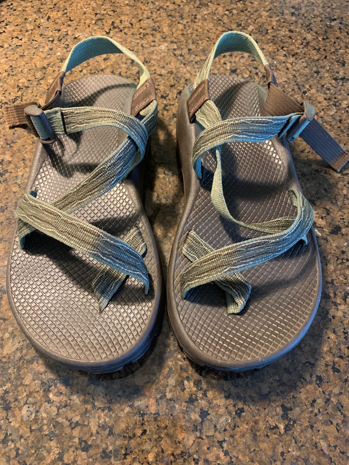 glacier black chacos