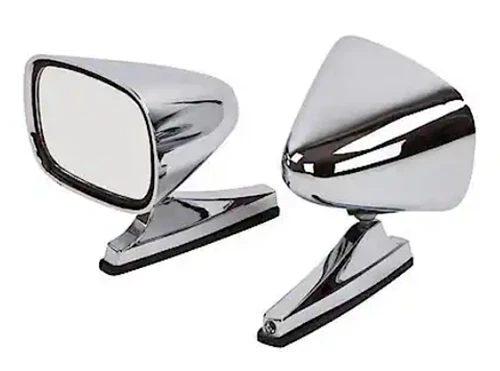 CHROME AERO SPORT MIRRORS LH&RH PAIR KIT CLASSIC MUSCLECAR HOTROD TRUCK