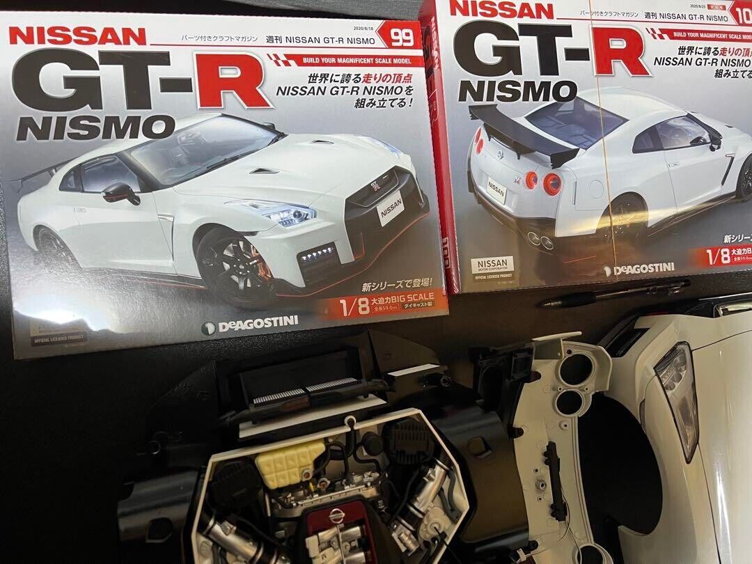 DeAgostini Nissan GT-R Nismo 1/8 Scale Vol.1-100 Complete DeAgostini Nissan GT-R Nismo 1/8 Scale Vol.1-100 Complete