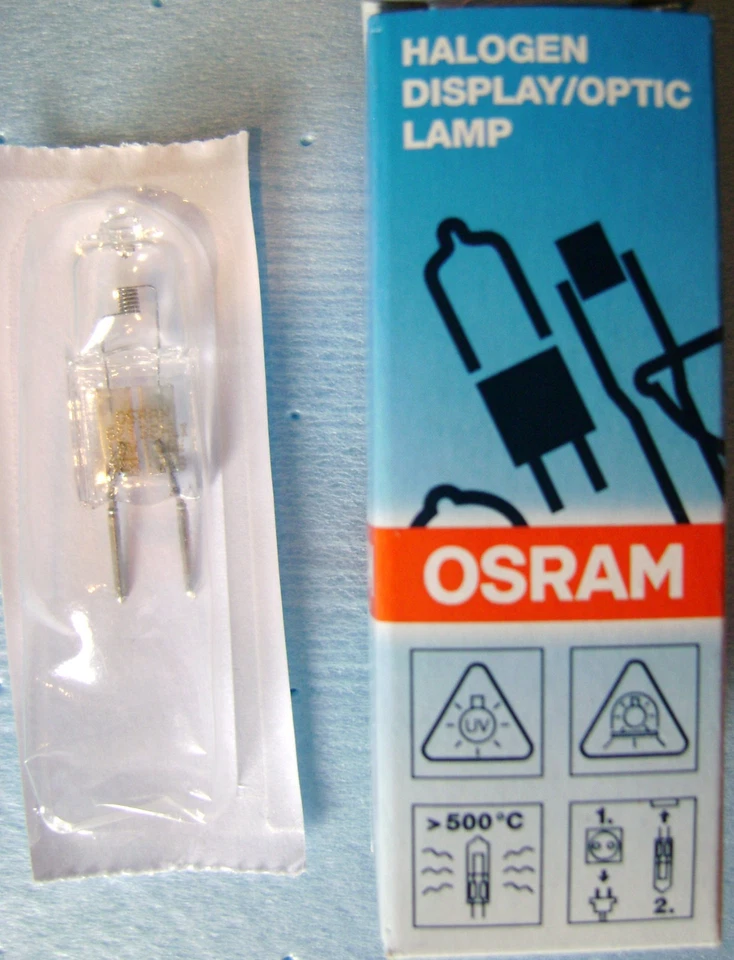 2 of OSRAM 62138 HLX 100W 12V T3 Speciality Light Bulbs 2-Pin G6.35 Lamp 54256 - Image 4 of 4