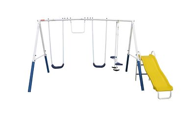 XDP Recreation Blue Ridge Play Outdoor Metal A-Frame Swing Set