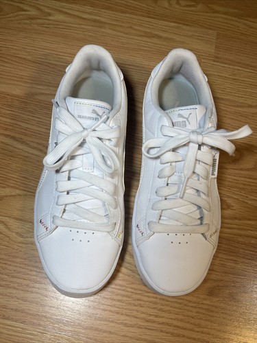 Size 7.5 PUMA Jada Rainbow Hues - White