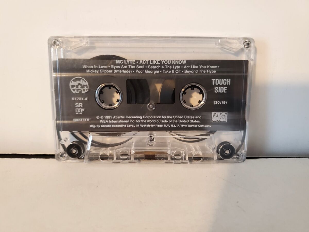 MC Lyte: Act Like You Know: Cassette MC Lyte: Act Like You Know: Cassette