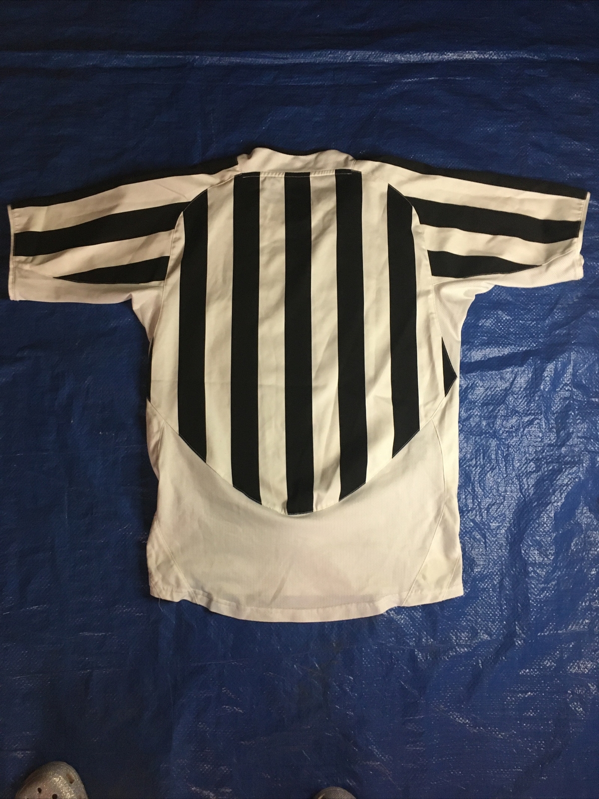Vintage Nike Mens Small Juventus FC Fastweb Striped Soccer