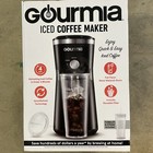 Gourmia Iced Coffee Maker Fast Brew Strength Control Reusable Filter & Tumbler
