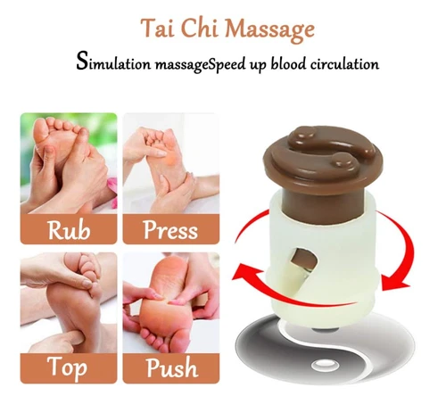 Massage Sandalen Hausschuhe Reflexzonenmassage Akupunktur Fuß - Bild 7 von 13