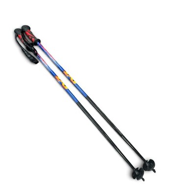 Fischer Skistöcke 117cm Paar mit Rossignol Griffen Riemen Alpin Abfahrt Skifahren