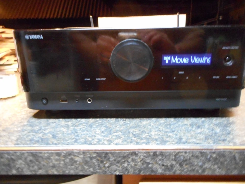 Yamaha RX-V4A Black 5.2-Channel Bluetooth Wi-Fi AV Receiver With MusicCast - Image 4 of 4