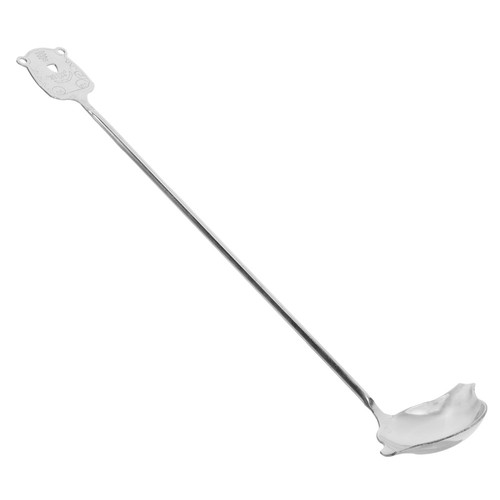 Cucchiaio, acciaio inossidabile solido durevole superficie liscia salsa spruzzata con beccuccio cucchiaio di zucchero utensili da cucina strumento per