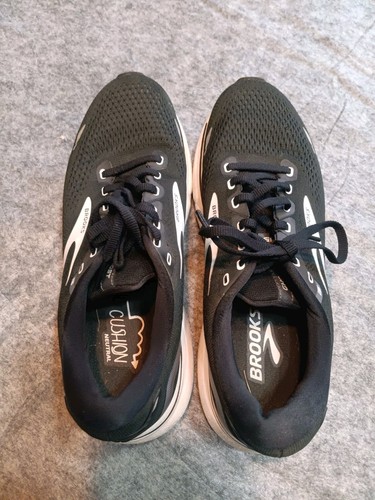 Brooks Ghost 15 Mens Size 10 B Black Athletic Running Shoes Sneakers - EXCELLENT - Picture 2 of 6