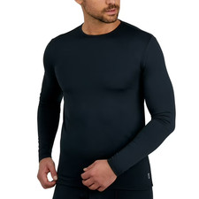 Free Country Men's 2-Pack Base Layer Top Size L Black