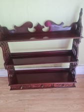Mahogany Wal Shelf Solid Wood