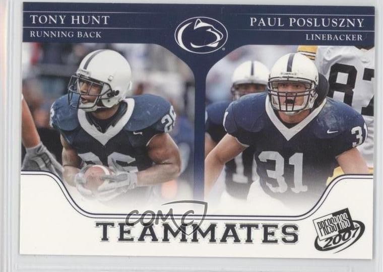 Paul Posluszny Press Pass #72 Base
