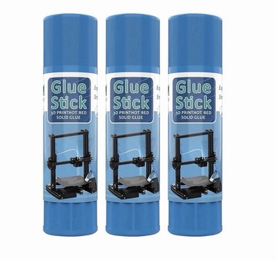 3er Pack 3D-Drucker Haftstift Kleber Klebestifte für sicheres Haften von PLA/AB