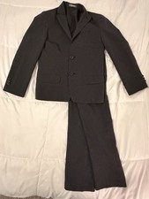Theory Men's Black 2-Piece Suit Single-Breasted Two-Button Notch Lapel