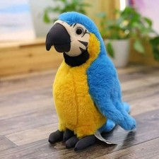 Blue Parrot Plush Toy - Magpie 28cm Plush Ornament Figurine - Children's Gift